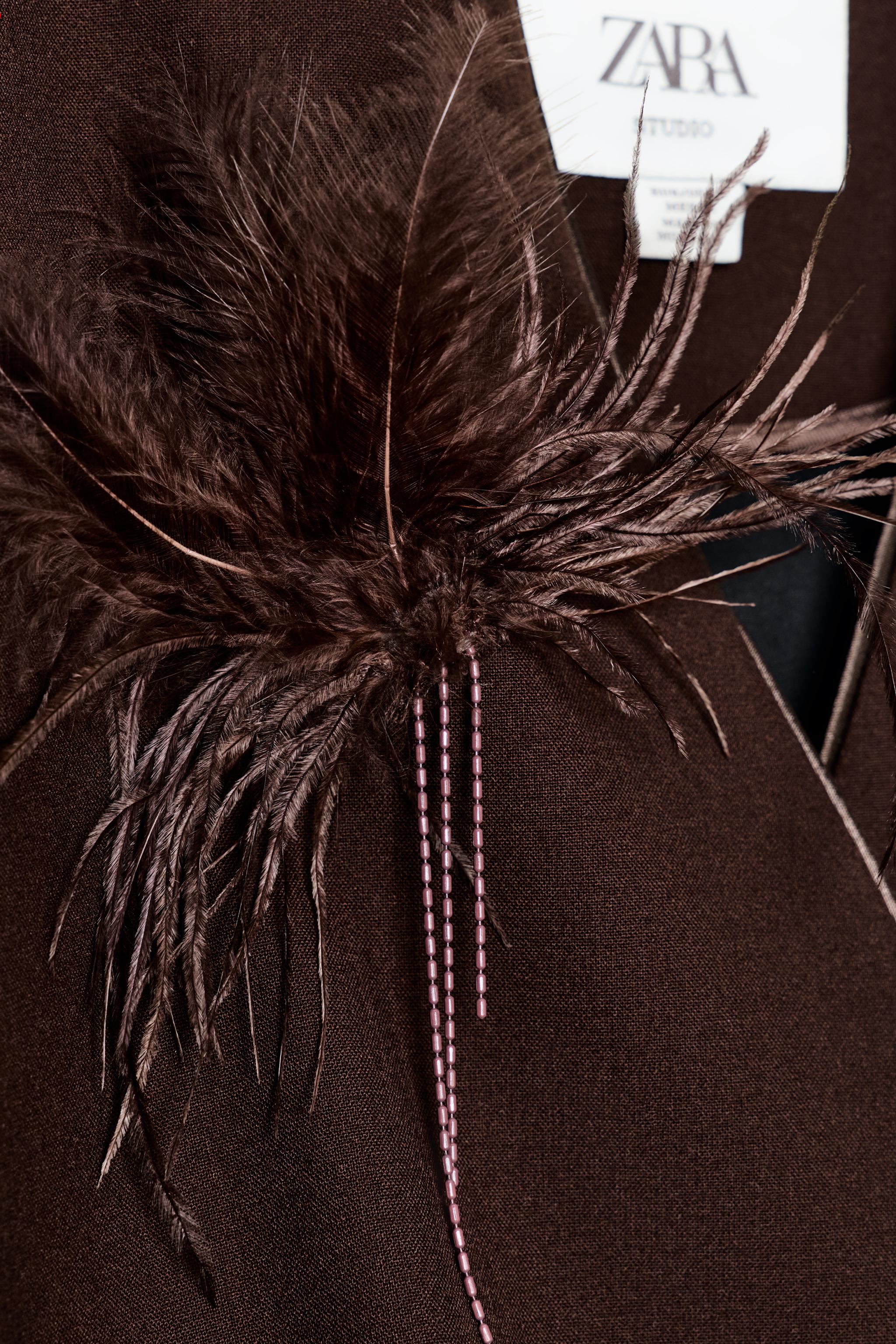 DRAPED FEATHER LIMITED EDITION SHIRT